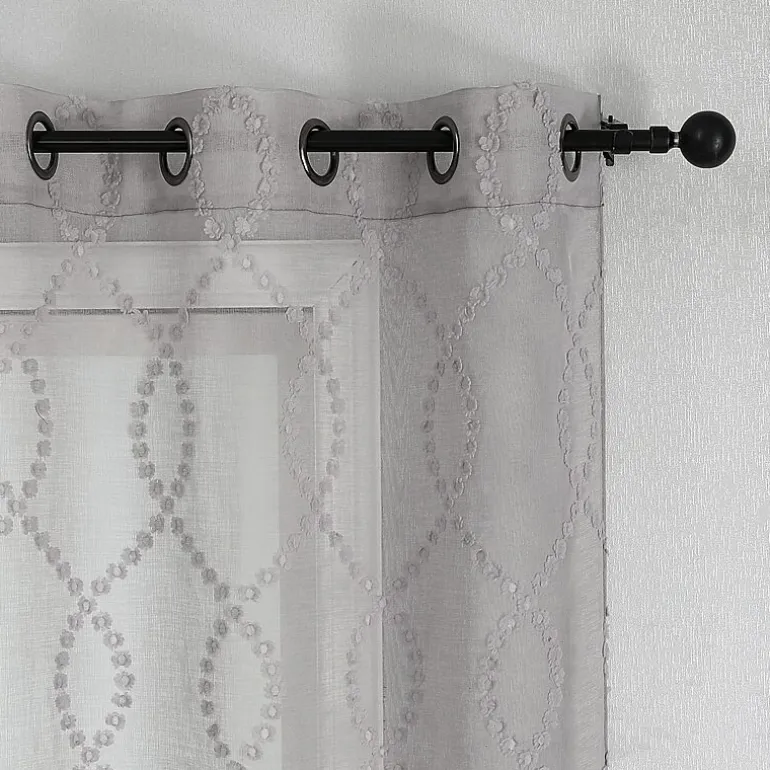 Blake Grommet Top Sheer Set of 2 Curtain Panel