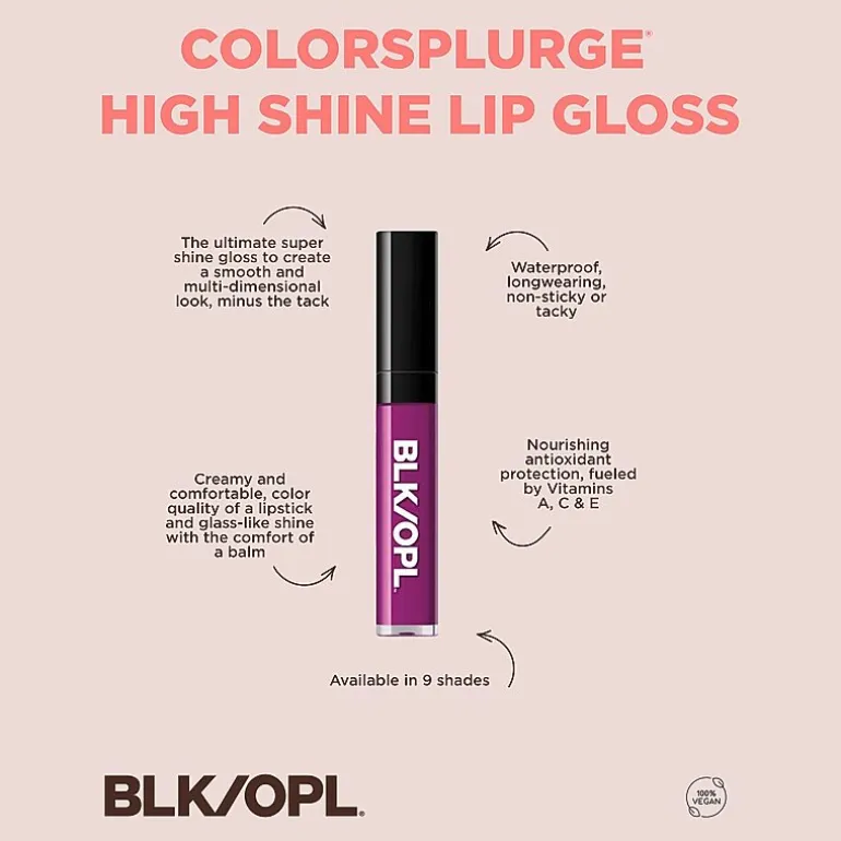 BLK/OPL Colorsplurge™ High Shine Lip Gloss