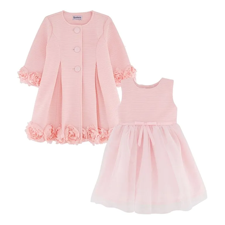 Blueberi Boulevard Baby Girls 2-pc. Dress Set
