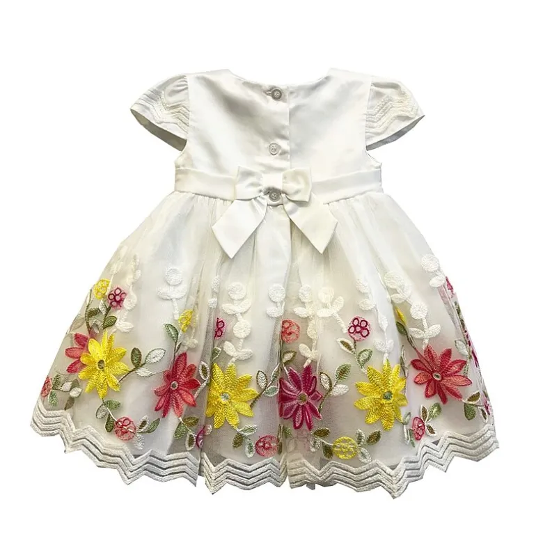 Blueberi Boulevard Baby Girls Short Sleeve A-Line Dress