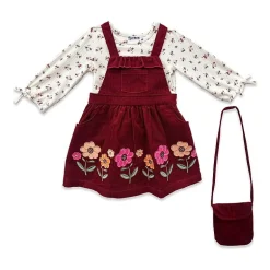 Blueberi Boulevard Toddler Girls Embroidered 2-pc. Dress Set