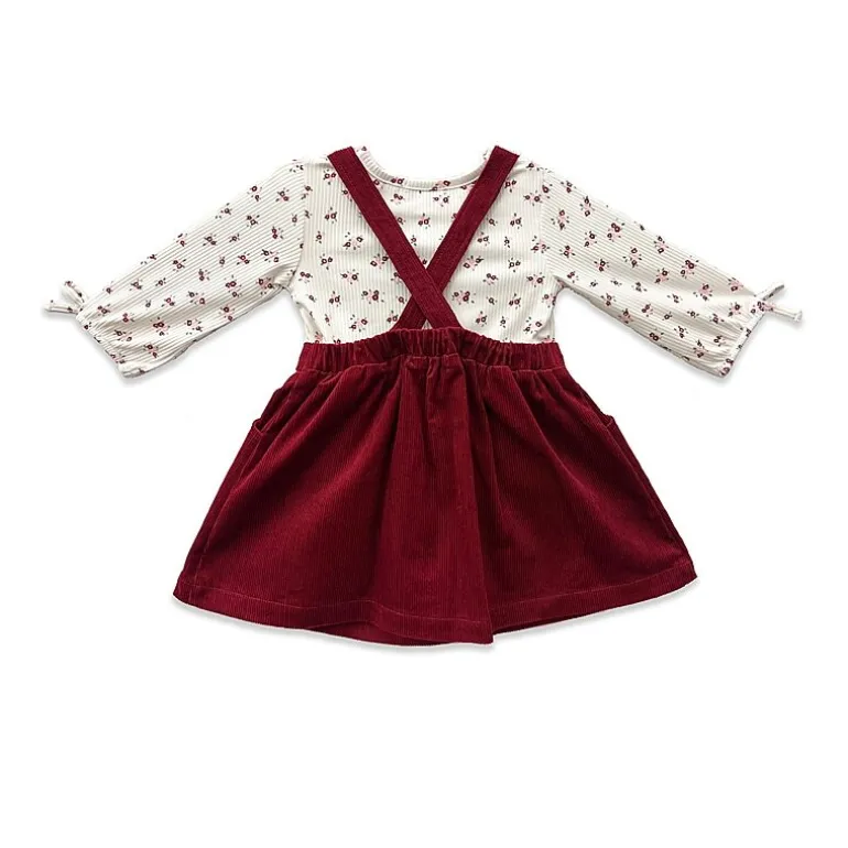 Blueberi Boulevard Toddler Girls Embroidered 2-pc. Dress Set