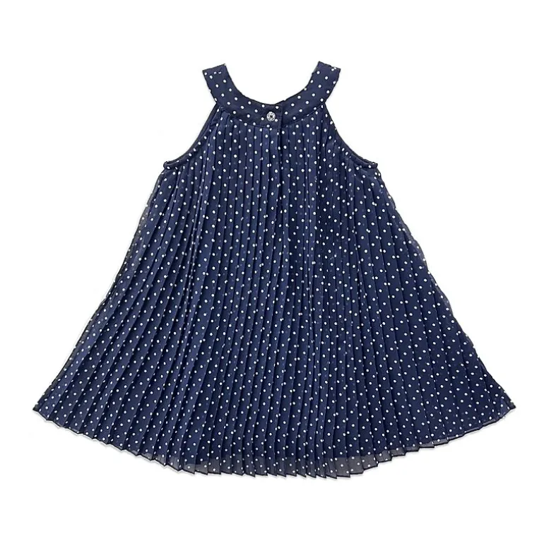 Blueberi Boulevard Toddler Girls Sleeveless A-Line Dress