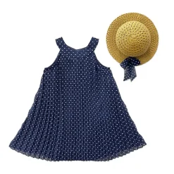 Blueberi Boulevard Toddler Girls Sleeveless A-Line Dress