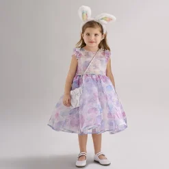 Blueberi Boulevard Toddler Girls Sleeveless A-Line Dress