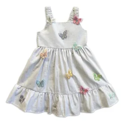 Blueberi Boulevard Toddler Girls Sleeveless A-Line Dress
