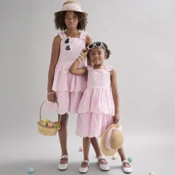 Blueberi Boulevard Toddler Girls Sleeveless A-Line Dress