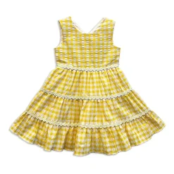 Blueberi Boulevard Toddler Girls Sleeveless A-Line Dress