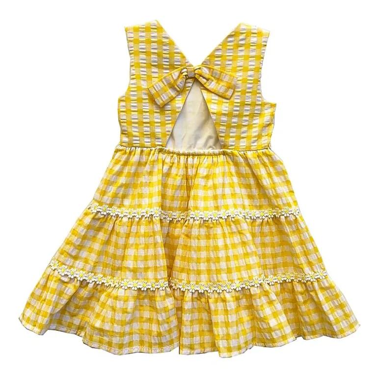 Blueberi Boulevard Toddler Girls Sleeveless A-Line Dress