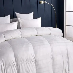 Blue Ridge Home Fashions 600 Thread Count Windowpane Duraloft Down Alternative Comforter