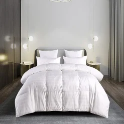Blue Ridge Home Fashions 600 Thread Count Windowpane Duraloft Down Alternative Comforter