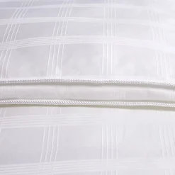 Blue Ridge Home Fashions 600 Thread Count Windowpane Duraloft Down Alternative Comforter