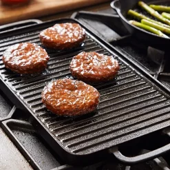 Bobby Flay Cast Iron 20X10 Double Burner Griddle