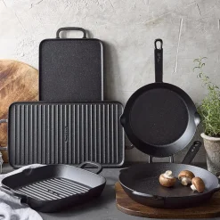 Bobby Flay Cast Iron 20X10 Double Burner Griddle