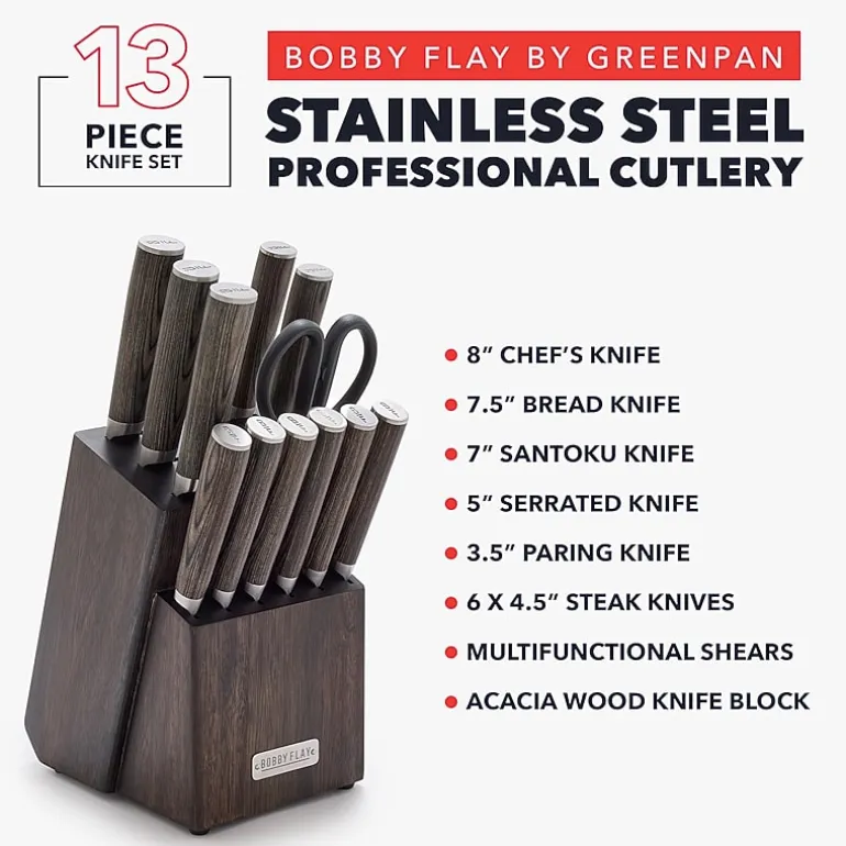 Bobby Flay 13-pc. Knife Block Set