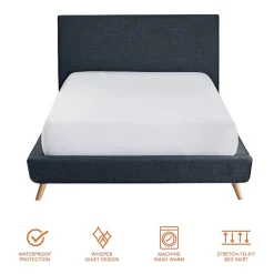 Bodipedic™ Home Essentials Whisper Quiet Waterproof Mattress Protector