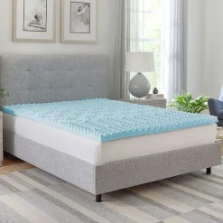 Bodipedic Home 2-Inch Gel-Infused Zoned Convoluted Memory Foam Mattress Topper