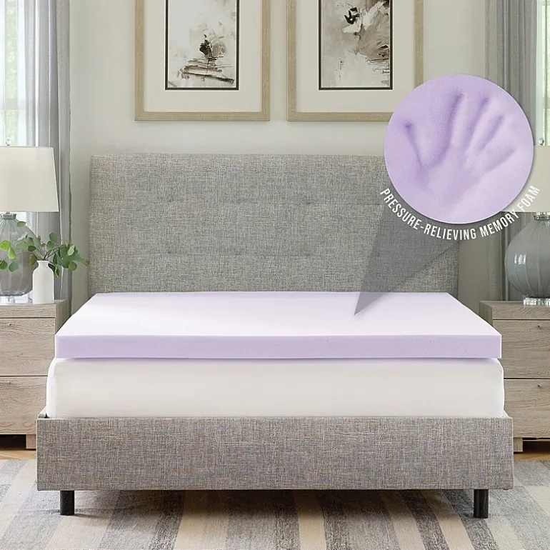 Bodipedic Home 3-Inch Lavender Infused Memory Foam Mattress Topper