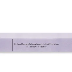 Bodipedic Home 3-Inch Lavender Infused Memory Foam Mattress Topper