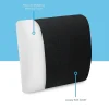 Bodipedic Home Lumbar Support Memory Foam Accessory Pillow