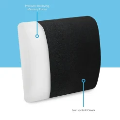 Bodipedic Home Lumbar Support Memory Foam Accessory Pillow