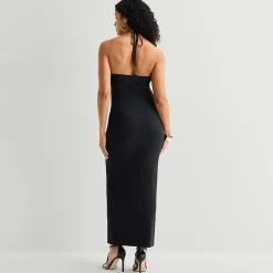 Bold Elements Womens Halter Maxi Dress