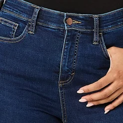 Bold Elements Womens High Rise Skinny Fit Jean