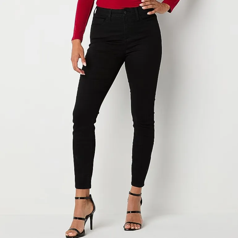 Bold Elements Womens High Rise Skinny Fit Jean