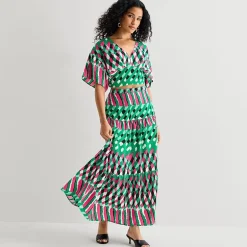 Bold Elements Womens High Waist Skirt