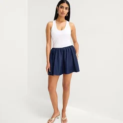 Bold Elements Womens Mini Flared Skirt
