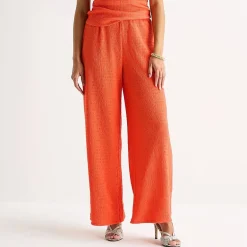 Bold Elements Womens Straight Mid Rise Pull-On Pant