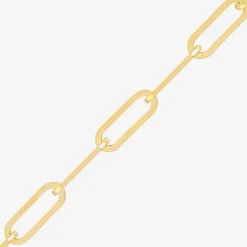 Bonded Brilliance Womens 14K Gold Bonded With Sterling Silver 18 Inch Link Chain Necklace