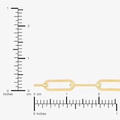 Bonded Brilliance Womens 14K Gold Bonded With Sterling Silver 20 Inch Link Chain Necklace
