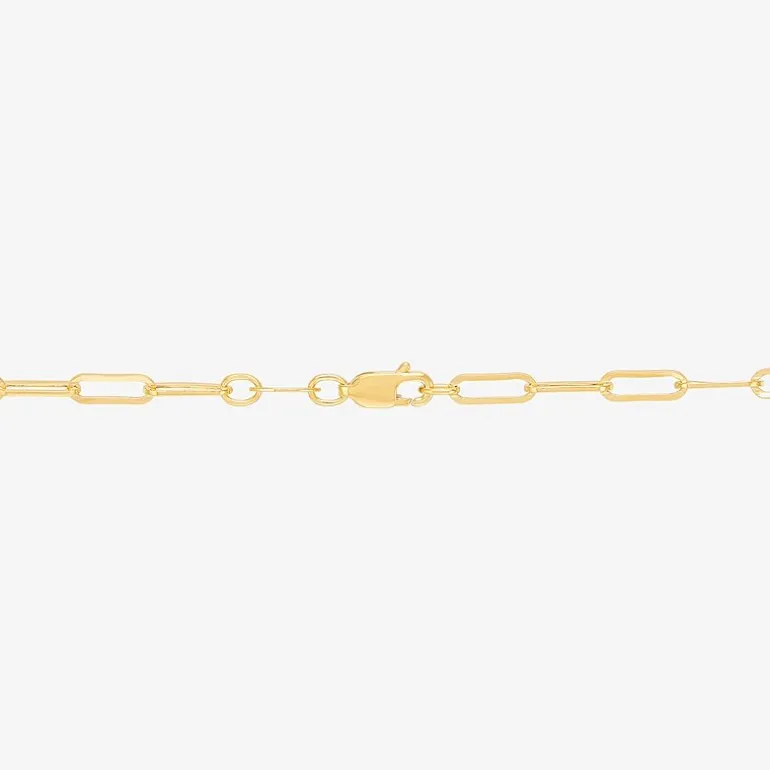 Bonded Brilliance Womens 14K Gold Bonded With Sterling Silver 20 Inch Link Chain Necklace
