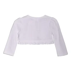 Bonnie Jean Baby Girls Crew Neck Long Sleeve Button Cardigan