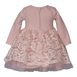 Bonnie Jean Baby Girls Long Sleeve Fit + Flare Dress