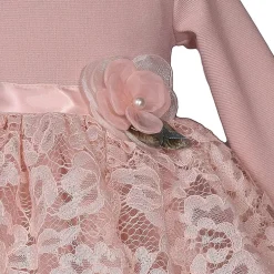 Bonnie Jean Baby Girls Long Sleeve Fit + Flare Dress