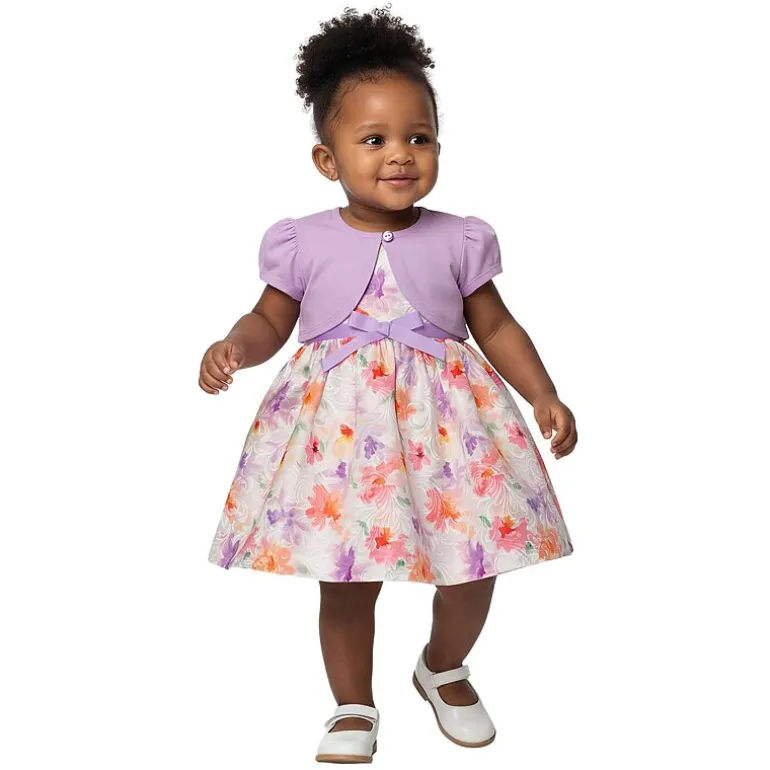 Bonnie Jean Baby Girls 2-pc. Dress Set
