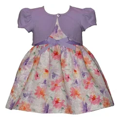 Bonnie Jean Baby Girls 2-pc. Dress Set
