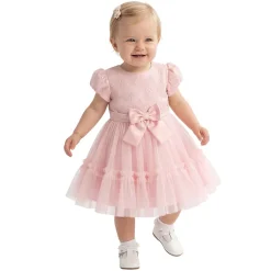 Bonnie Jean Baby Girls Short Sleeve A-Line Dress