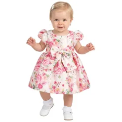 Bonnie Jean Baby Girls Short Sleeve A-Line Dress