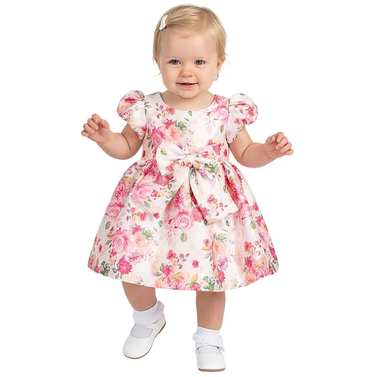 Bonnie Jean Baby Girls Short Sleeve A-Line Dress