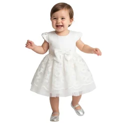 Bonnie Jean Baby Girls Short Sleeve A-Line Dress