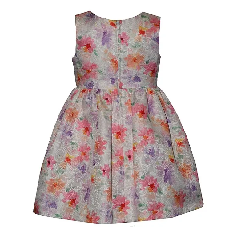 Bonnie Jean Toddler Girls Puffed Floral 2-pc. Dress Set