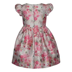 Bonnie Jean Toddler Girls Short Sleeve Puffed A-Line Dress