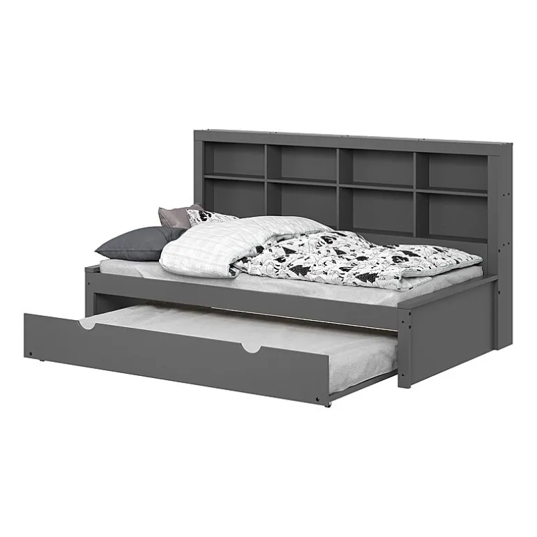 Bookcase Twin Daybed with Twin Trundle