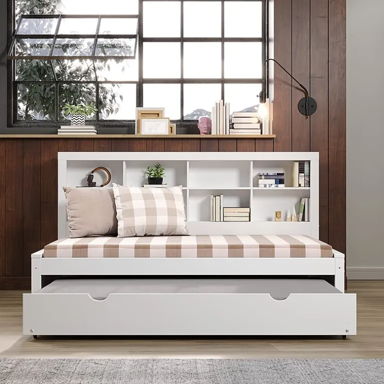 Bookcase Twin Daybed with Twin Trundle