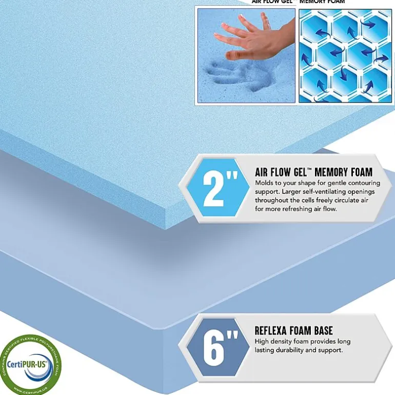 Boyd Sleep 8" Cool Gel Memory Foam - Mattress in a Box