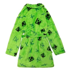 Boys Plush Long Sleeve Mid Length Robe
