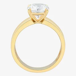 Bridal Addiction (H-I / Si1-Si2) Womens 2 CT. T.W. Lab Grown White Diamond 14K Gold Round Solitaire Engagement Ring